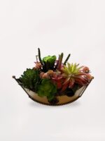 Kayık Vazoda Sukulent - Görsel 2